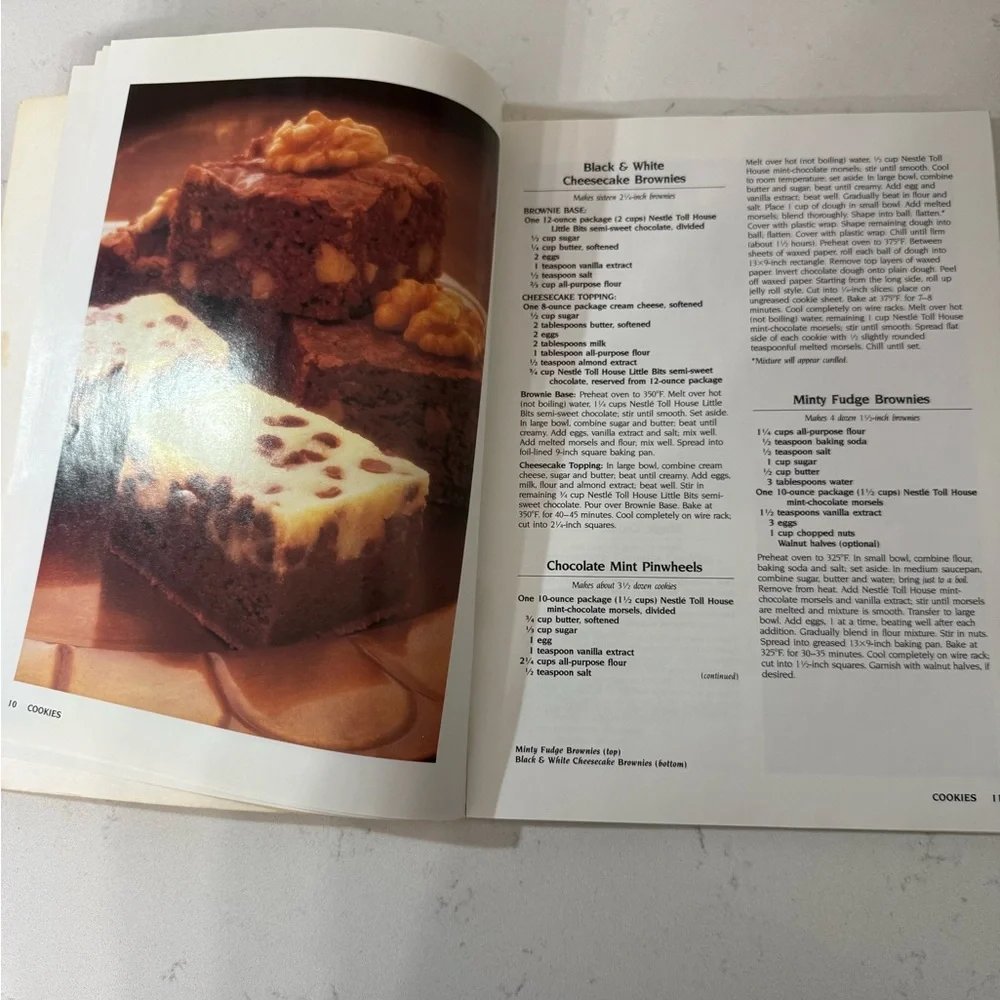 Vintage 1987 Nestle Toll House Recipe Collection Cookbook Recipes Cook Book